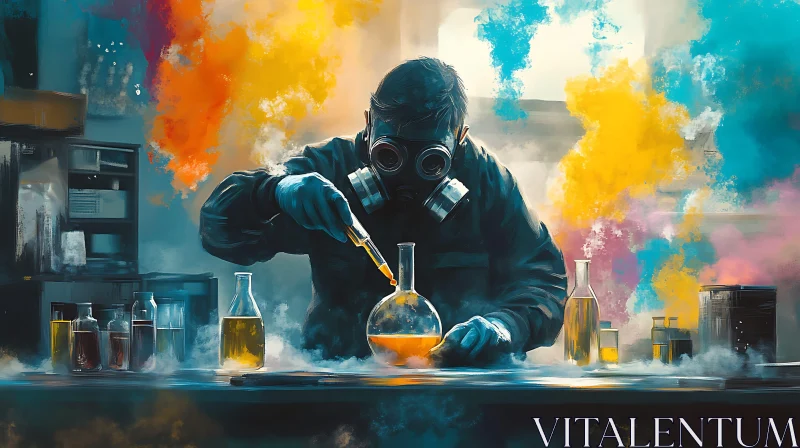 Lab Experiment with Colorful Smoke