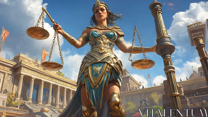 Goddess of Justice: Weighing the Balance