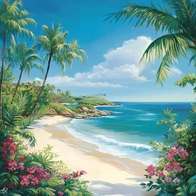 Tropical Paradise Beach View