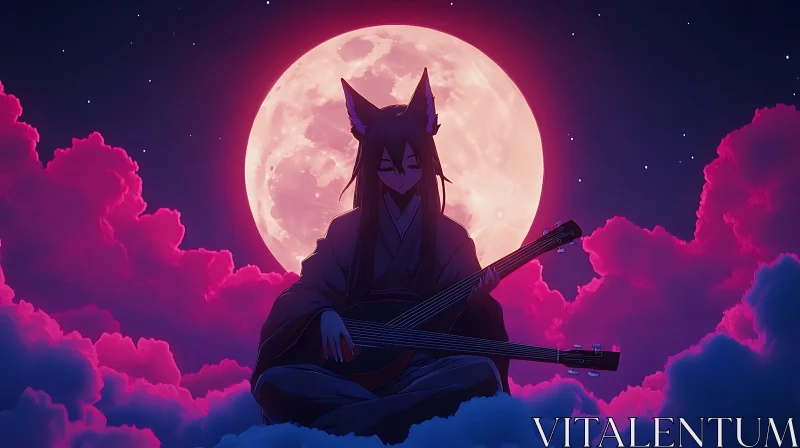 Mystical Night in Anime with Enchanted Music