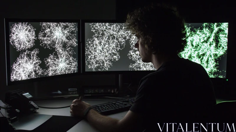 Data Analysis on Three Computer Monitors