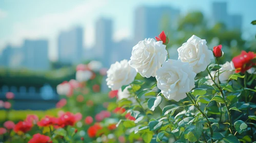 Urban Garden of Roses