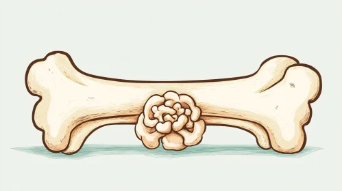 Floral Bone Illustration