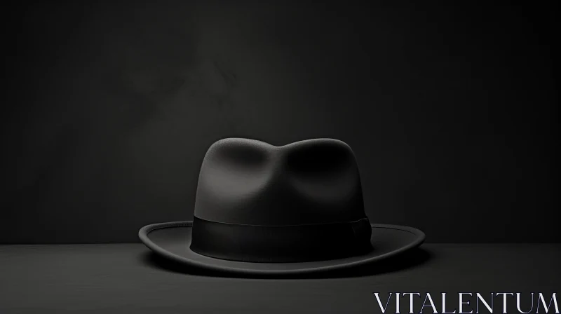 Black Fedora Hat in Dark Room | Minimalist Fashion