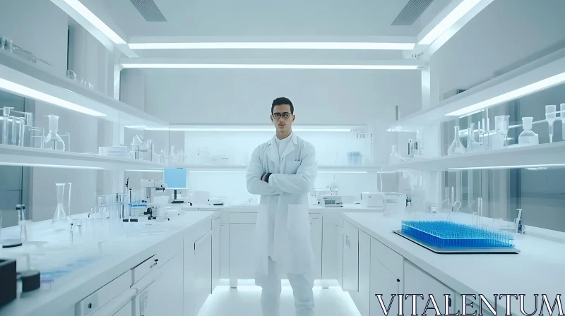 Man in White Lab Coat