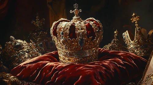 Regal Crowns Still Life Painting
