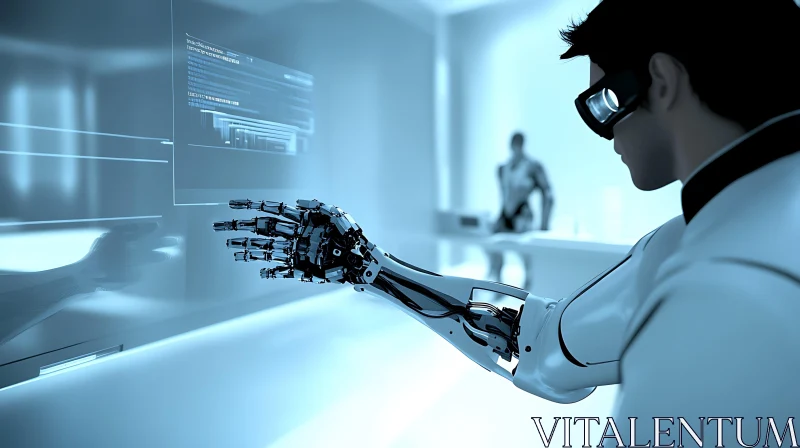 Futuristic Cyborg Interface