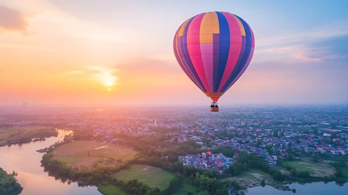Sunset Balloon Flight