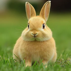 Rabbit in grass