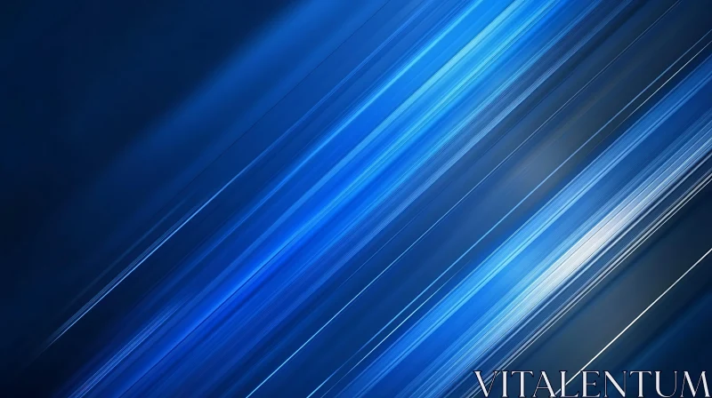 Striking Blue Lines Abstract Artwork AI Image