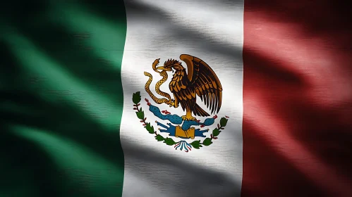 Mexican Flag Illustration