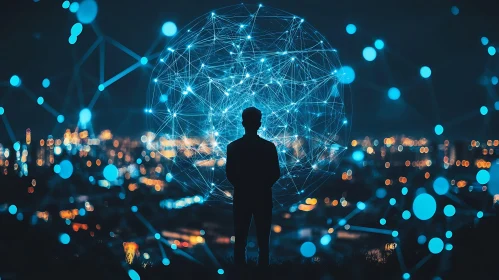 Man and the Glowing Network