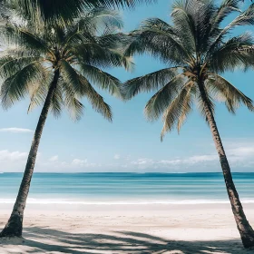 Palm Framed Beach