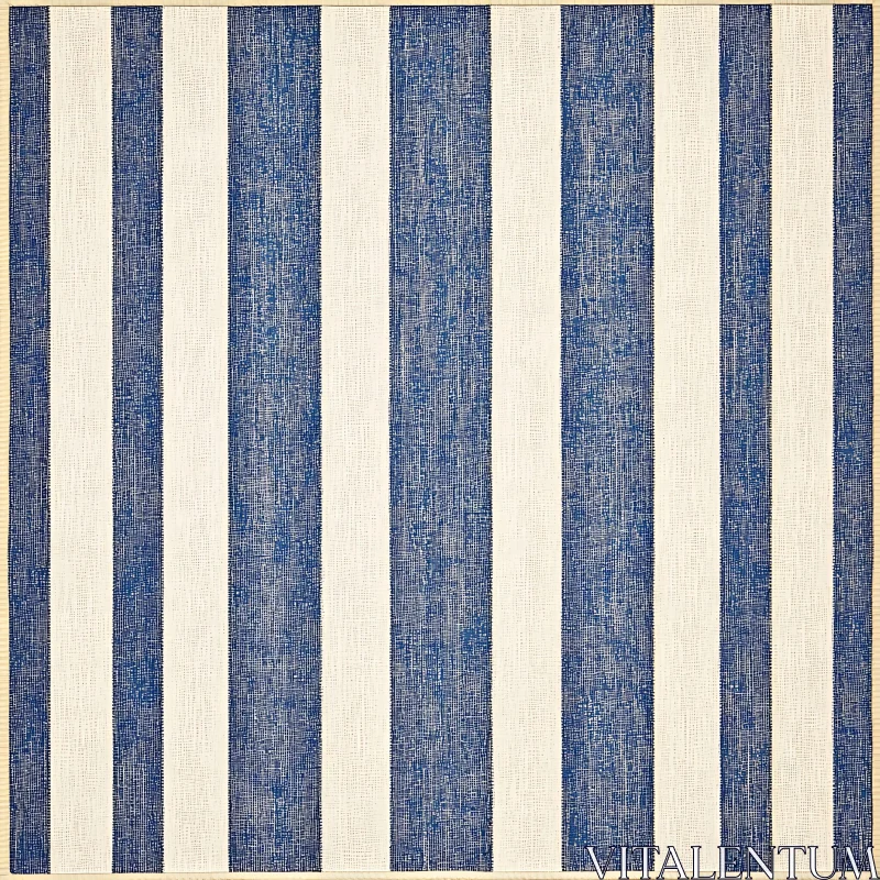 AI ART Vertical Blue and White Stripe Design