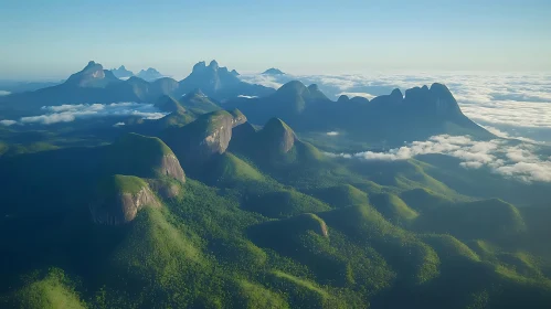 Green Mountain Hills Above the Clouds