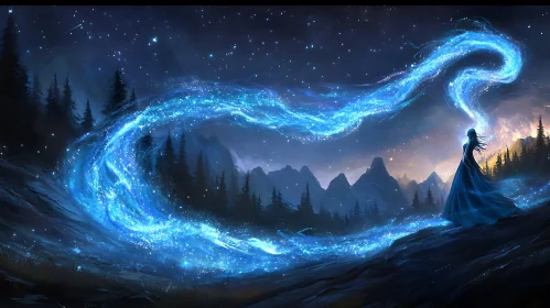 Celestial Woman Art Print