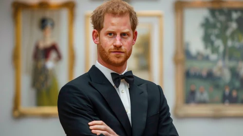 Prince Harry Art Gallery Portrait