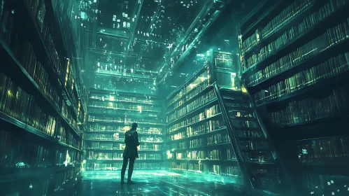 Mystic Library: A Sanctuary of Books