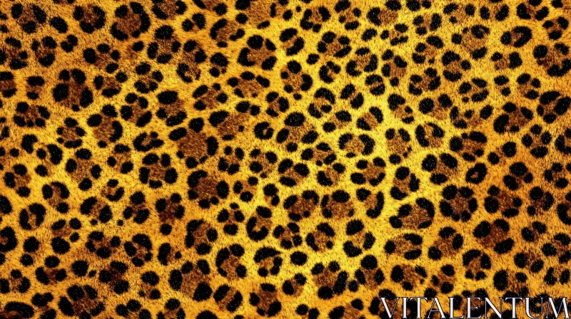 Classic Leopard Fur Design AI Image