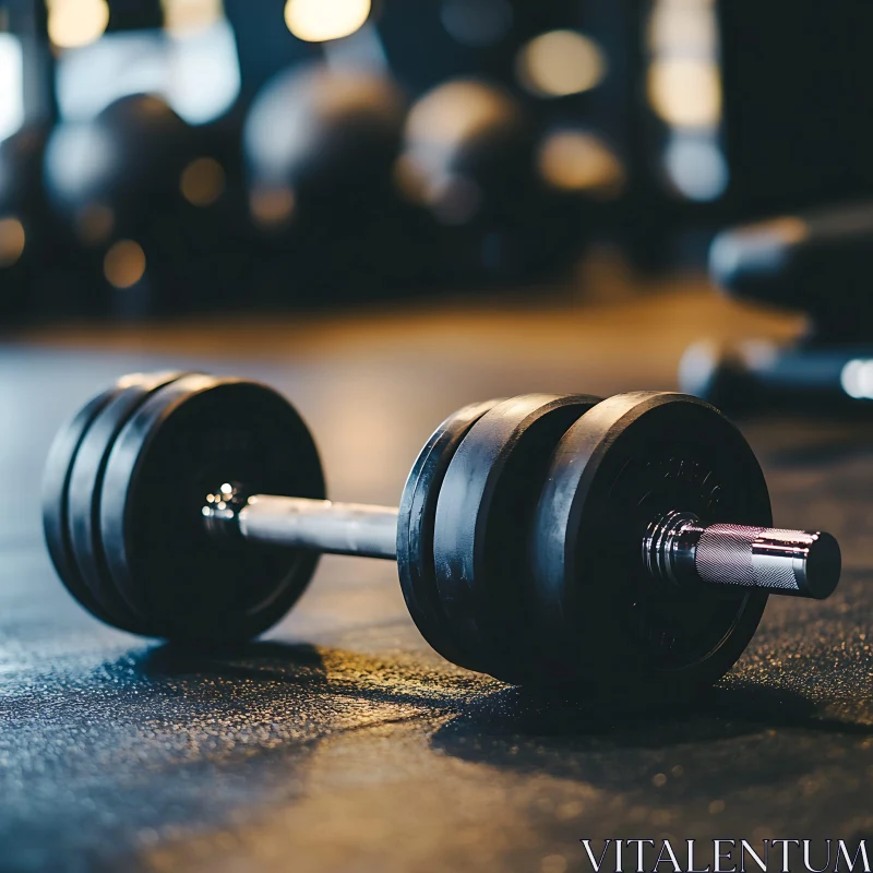 Weight Training Equipment AI Image