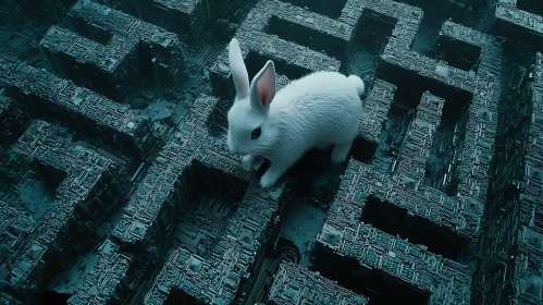 White Rabbit in a Cyberpunk Labyrinth