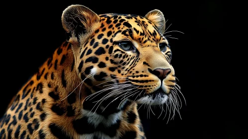 Close-Up of a Leopard's Face