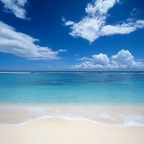 Peaceful Ocean View with Clear Skies