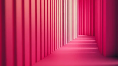 Parallel Pink Lines Abstract Design