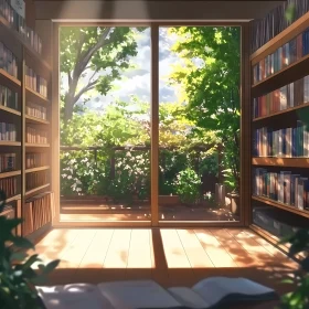 Cozy Reading Room with Natural Light