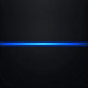 Minimalist Blue Line Art