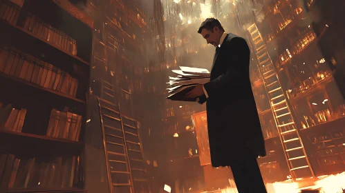 Scholar in the Endless Library