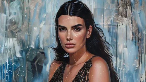 Stylish Kendall Jenner in Artistic Portraiture