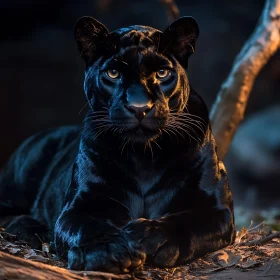 Panther in Shadows
