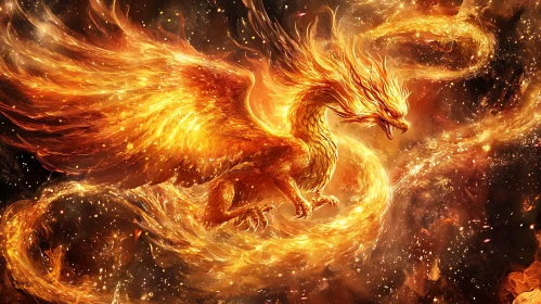 Phoenix Ablaze: A Symbol of Rebirth