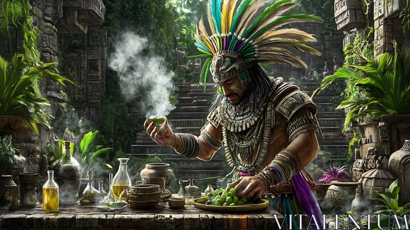 Jungle Ritual AI Image