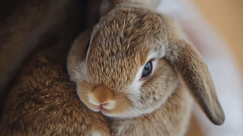 Close-up of a Cute Rabbit