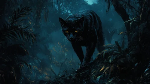 Panther in the Dark Forest