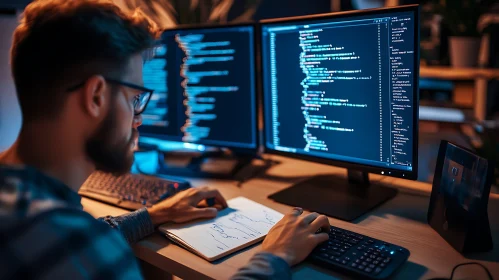 Software Developer Coding
