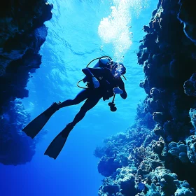 Underwater Adventure with Diver