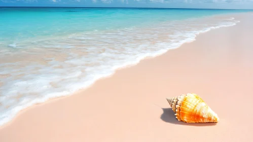 Coastal Serenity with Seashell