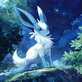 Anime Creature in Moonlight