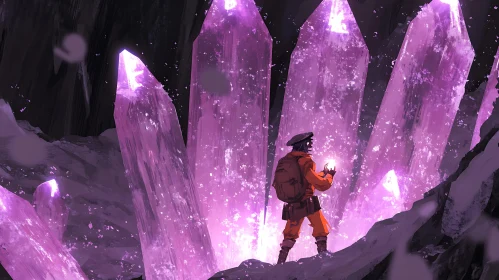 Crystal Cave Explorer Art