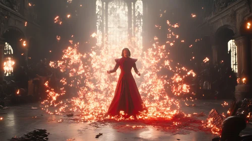 Lady of Fire in Grand Hall