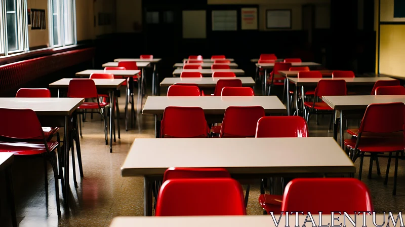 Classroom Interior AI Image