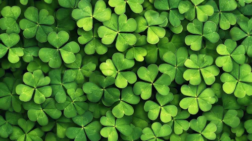 Verdant Clovers: A Tapestry of Luck