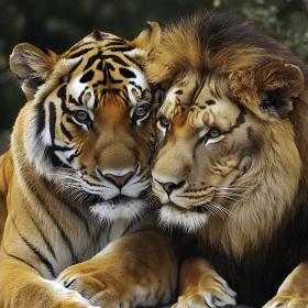 Lion and Tiger: United in Affection