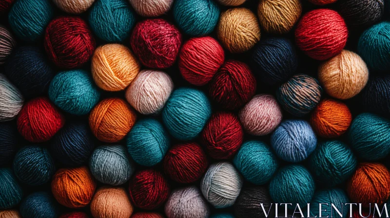 AI ART Vibrant Yarn Collection for Craft Enthusiasts