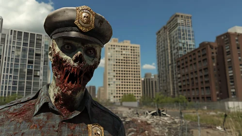 Undead Law: A Zombie Cop's Grim Patrol