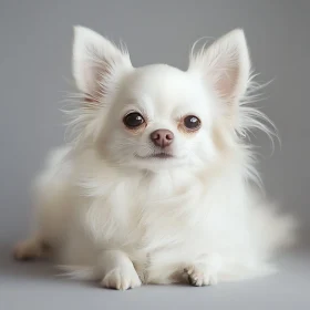 Fluffy White Chihuahua