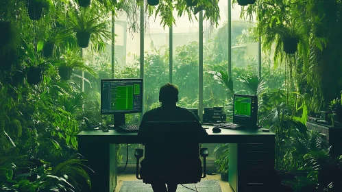 Indoor Jungle Office